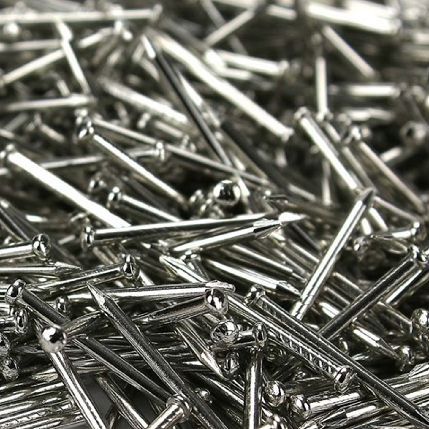 Taskar Silver Hardened Picture Opanel Pins 17mm (1,000 Pack)