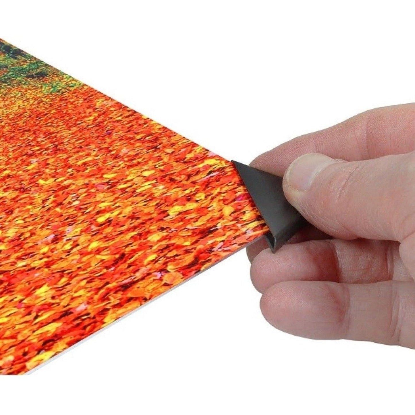 Taskar White Plastic Glass Corner Protectors 4mm (20 Pack)