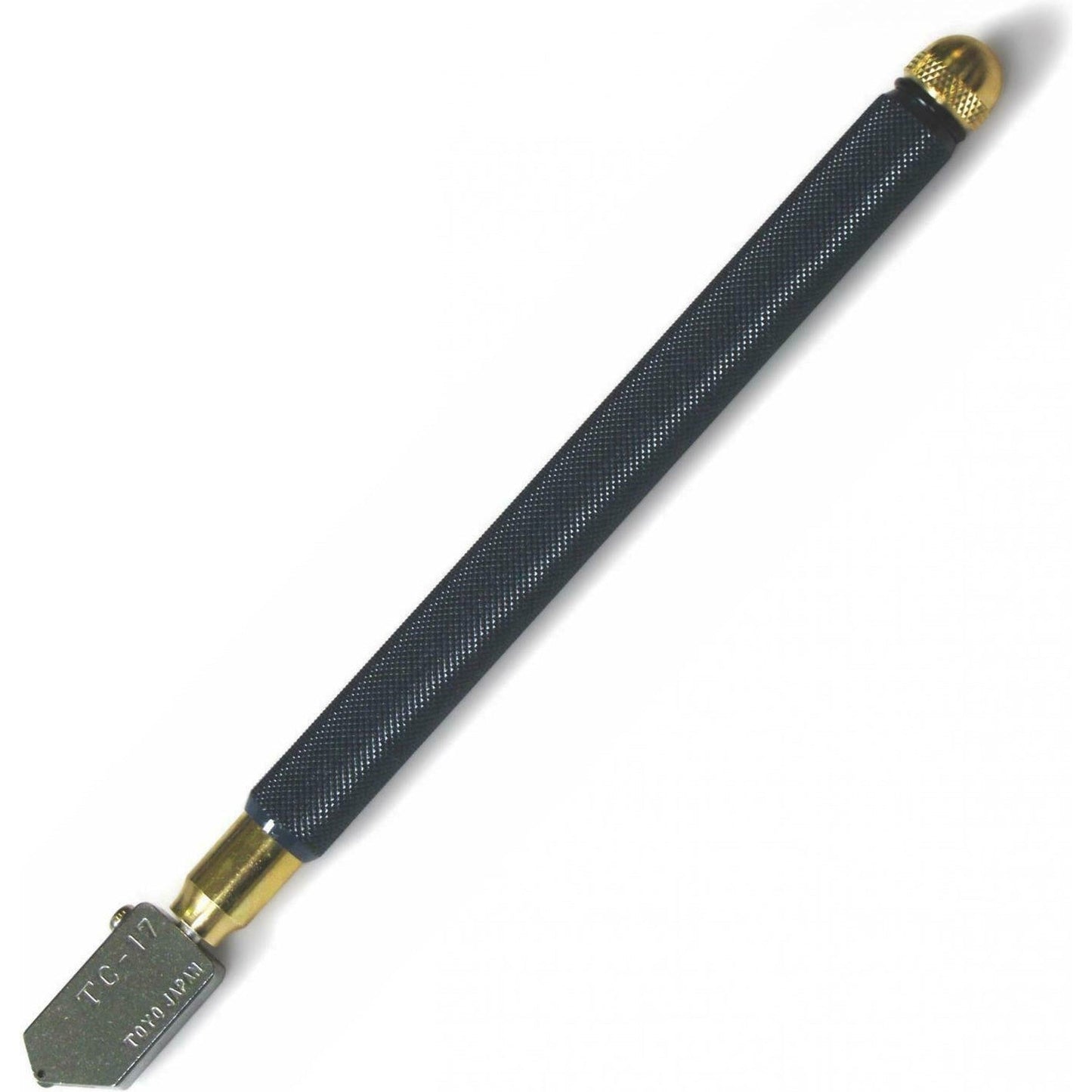 Toyo TC17B Straight Head Oil Glass Cutter Brass Handle