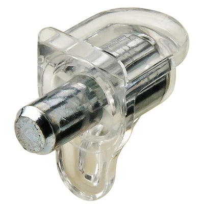 Hafele Shelf Support for Wooden and Glass Shelves and for Ø 5 mm Holes (50 Pack)