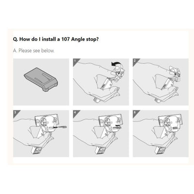 Blum Hinge Opening Restrictor Angle Stop 74.1103