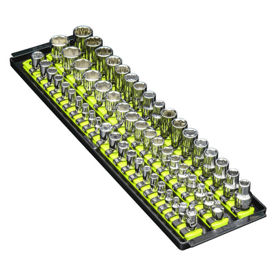 Ernst 8460HV Socket Boss Storage Organiser Rail® 3-Rail Twist Lock 18" HIVIZ