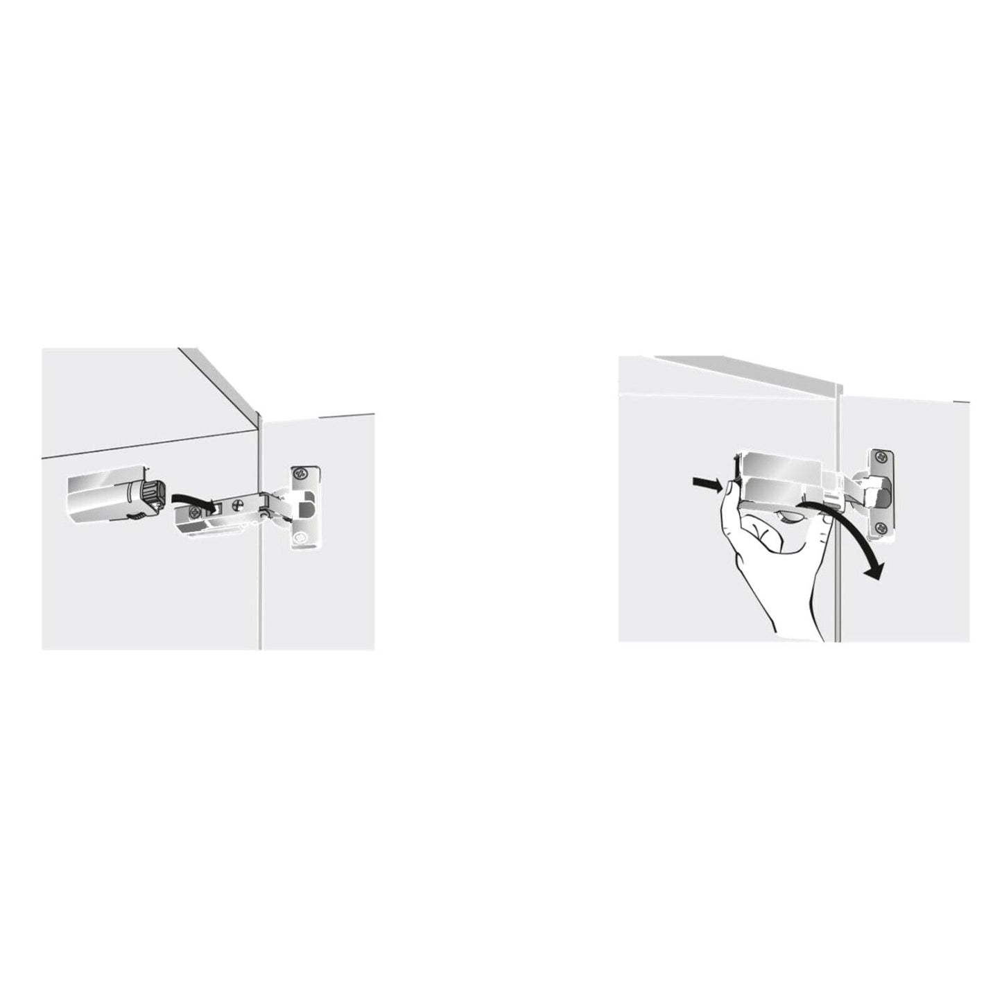 Hettich Intermat Hinge Soft Close Damper Full Overlay 60576