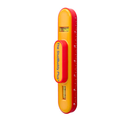 The StudBuddy Plus Magnetic Stud Finder & Spirit Level