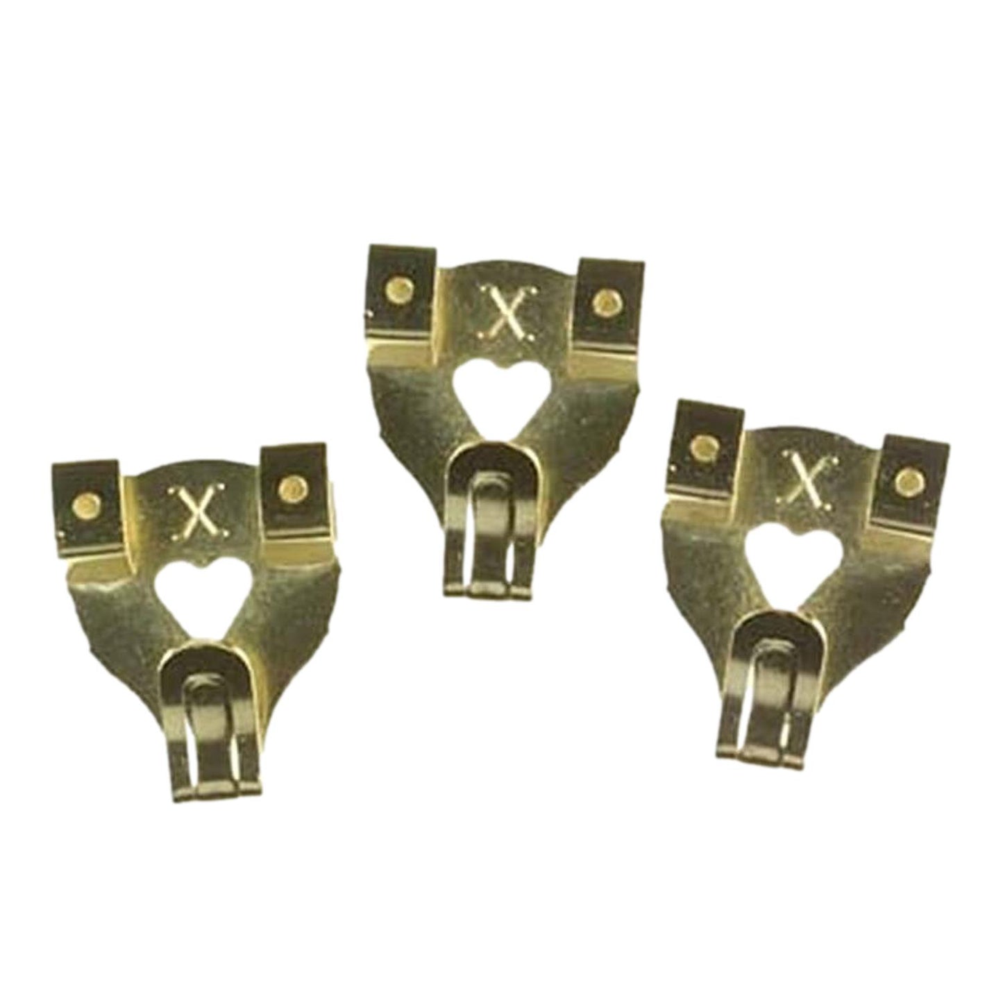 X-HOOKS No.3 Large Brass Plated Picture Hooks (Pack of 20)