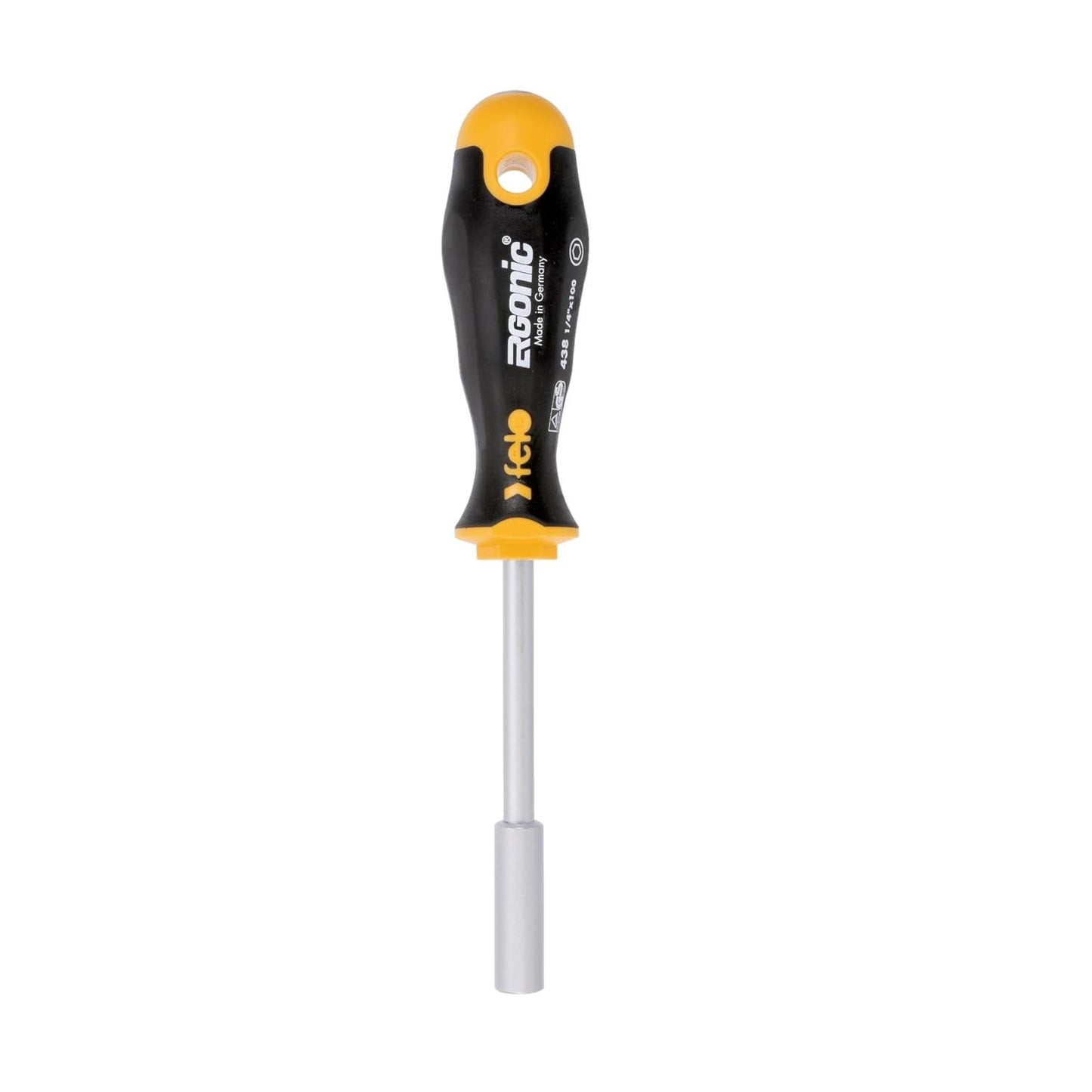 Felo Screwdriver Ergonic Bitholder Driver 1/4" x 100mm