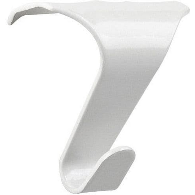Taskar Large White Heavy Duty Picture Rail Hooks (10 Pack)