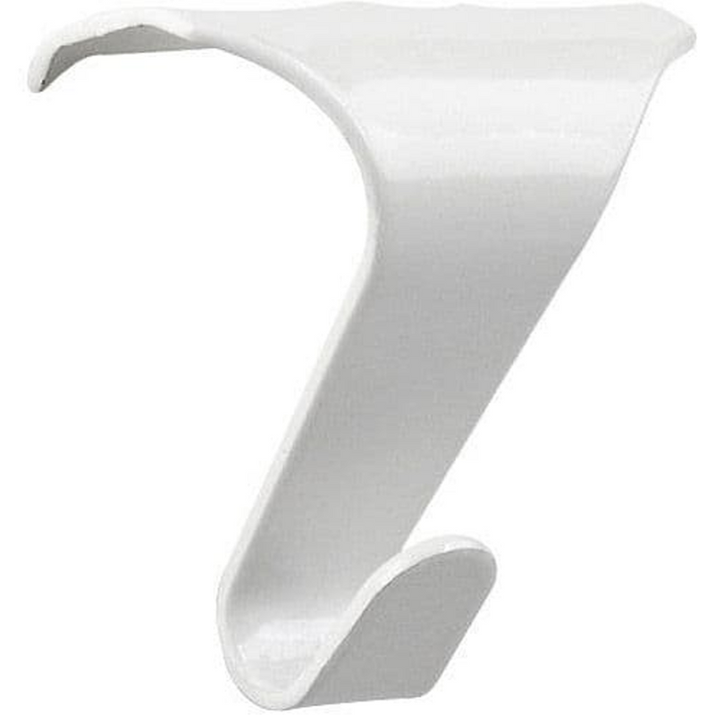 Taskar Large White Heavy Duty Picture Rail Hooks (10 Pack)