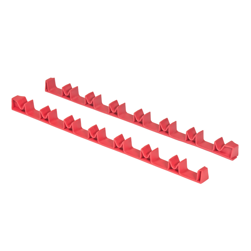 Ernst 14 Tool “No Slip” Low Profile Screwdriver Rail Set Red 6040