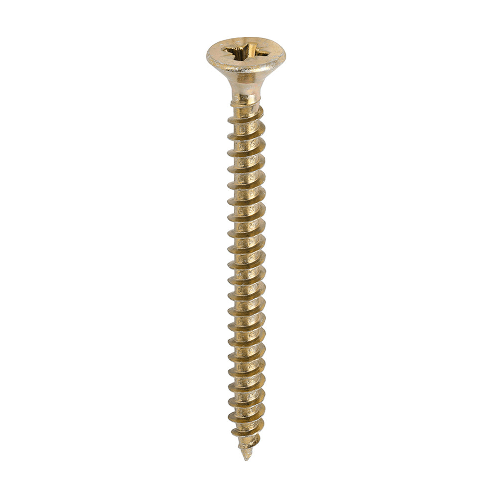 TimCo 6.0 x 70mm Yellow Wood Screw Pozi CS (200 Pack)