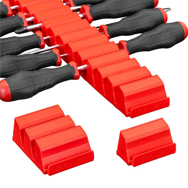 Ernst 5612 Screwdriver Pro 26 Tool Storage Organiser Red
