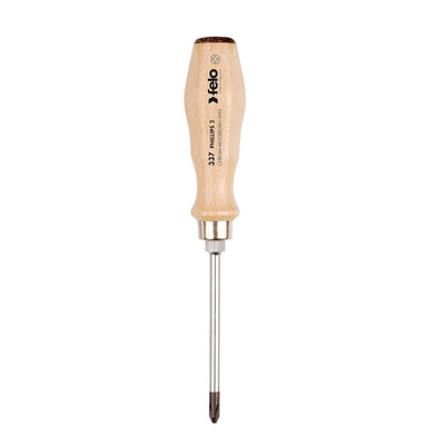 Felo Screwdriver Wooden Handle PH 3 x 150mm
