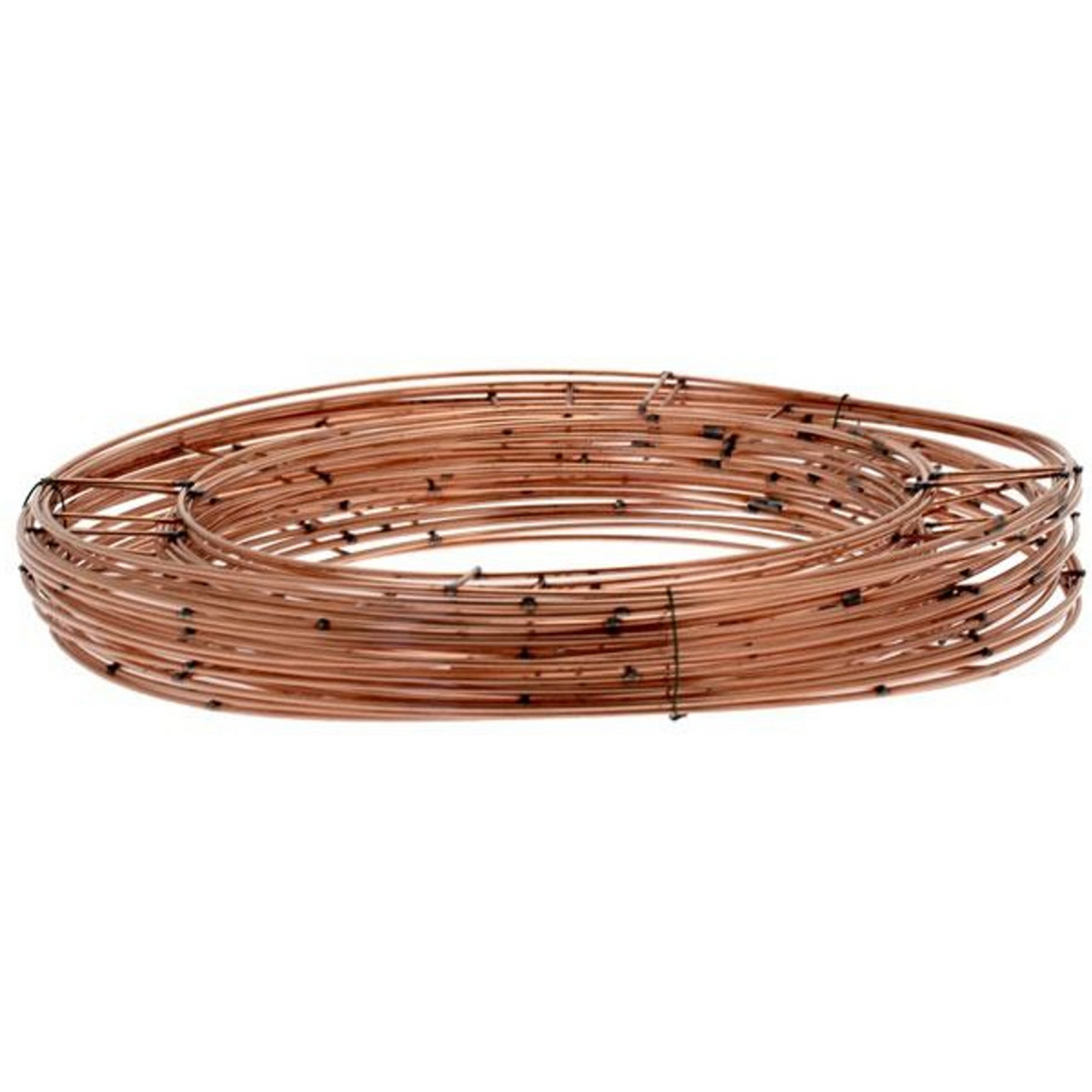 12" 30cm Wire Wreath Making Ring Copper (10 Pack)