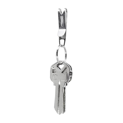 KeySmart NanoClip Pocket Purse Key Clip Keyring Stainless Steel