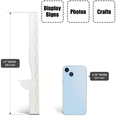 Lineco Easel Back Self Adhesive White 12" (30.4cm) 25 Pack