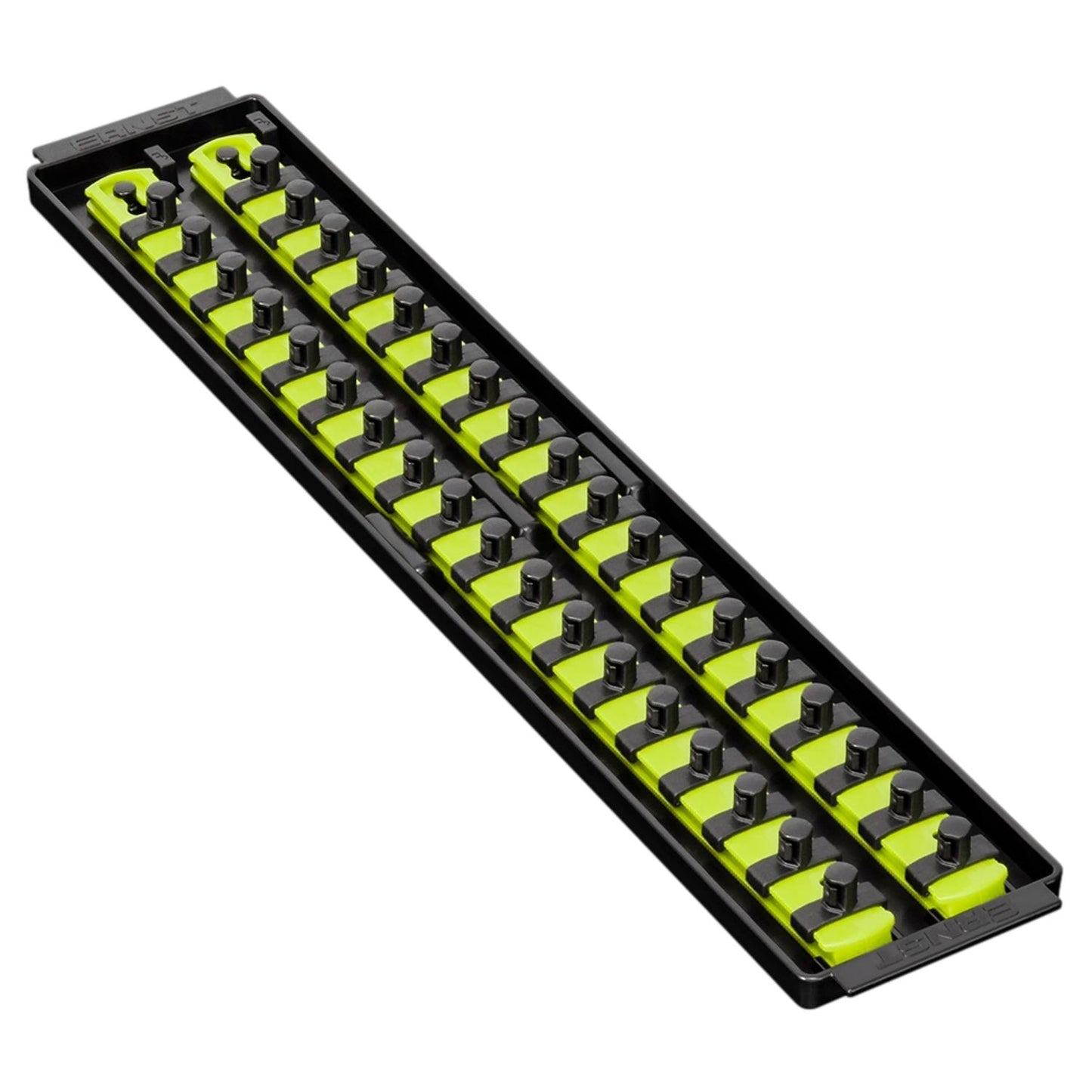 Ernst 8462HV 3/8" Socket Boss Storage Organiser Rail 2-Rail Twist Lock 18" HIVIZ