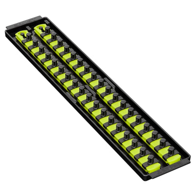 Ernst 8462HV 3/8" Socket Boss Storage Organiser Rail 2-Rail Twist Lock 18" HIVIZ
