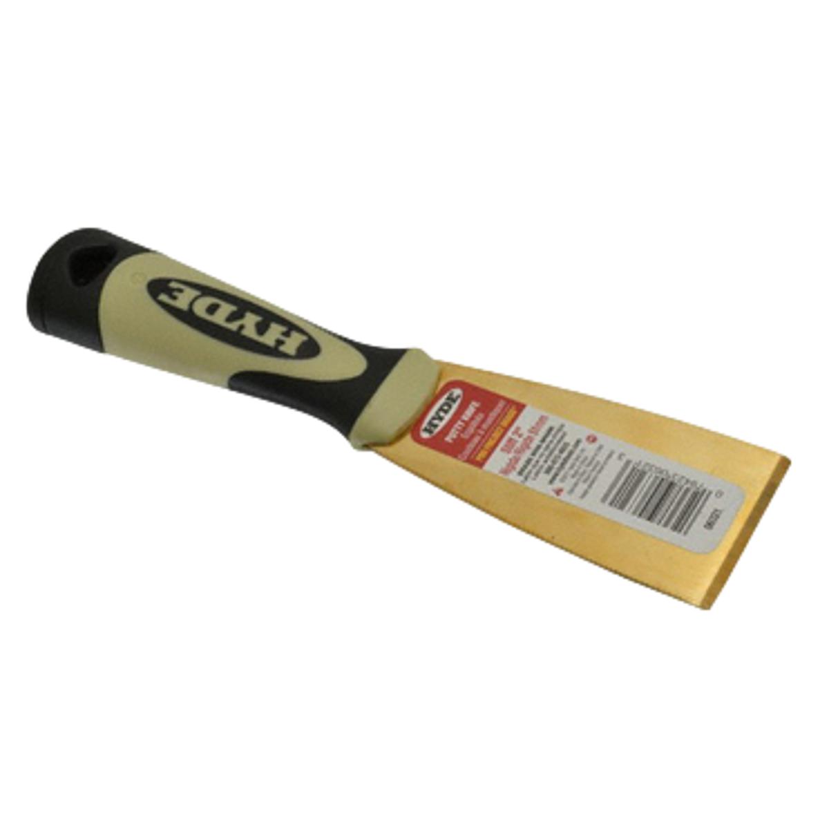 Hyde Pro Brass Stiff Putty Scraper Knife 51mm (2") 06321
