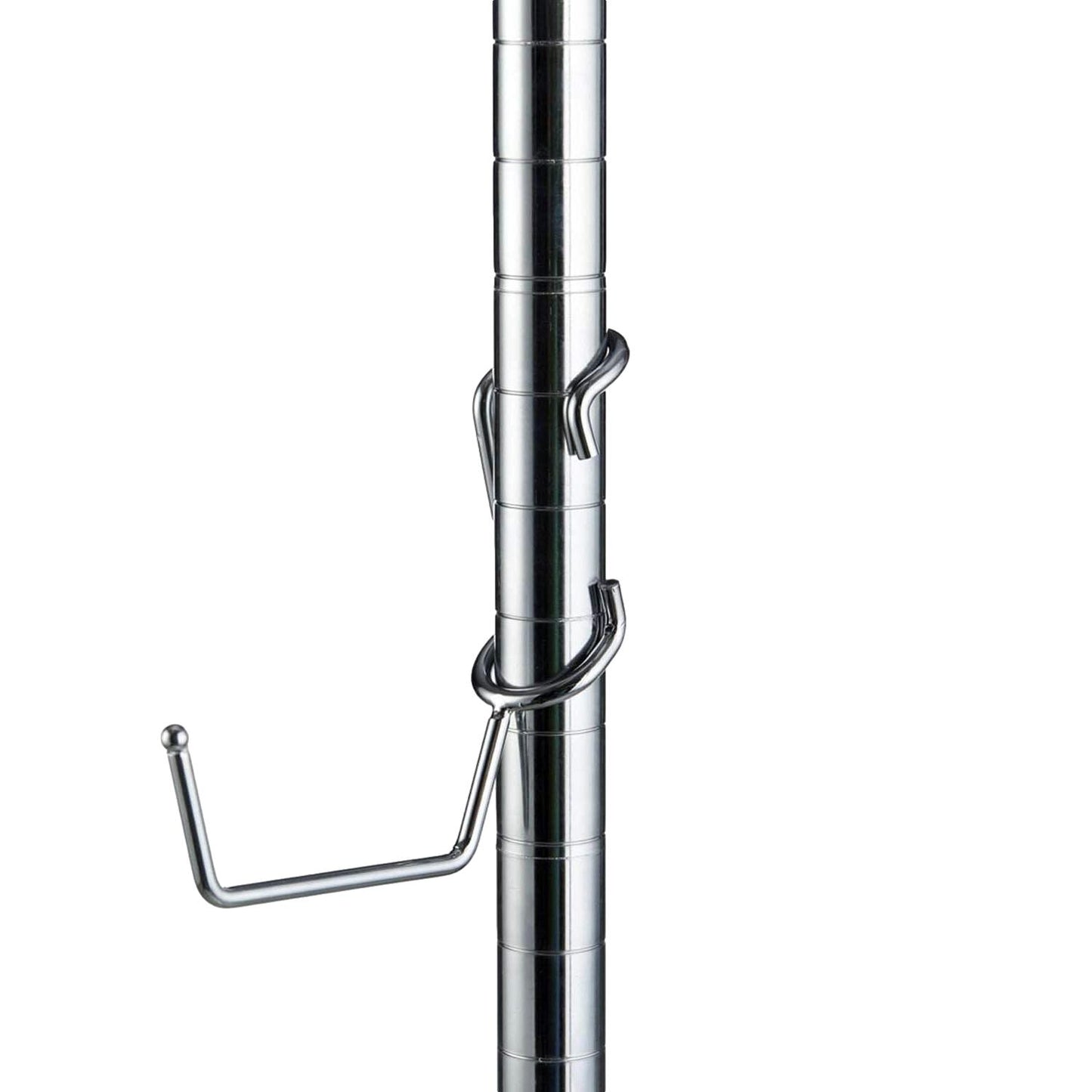 PoleHooks Chrome Wire Shelving Utility Hooks (5 Pack)