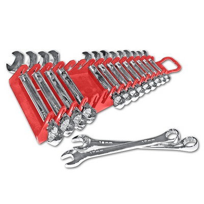 Ernst 15 Tool Gripper Reverse Spanner/Wrench Organiser Red 5188
