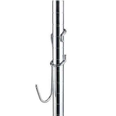 PoleHooks Chrome Wire Shelving J Hooks (5 Pack)