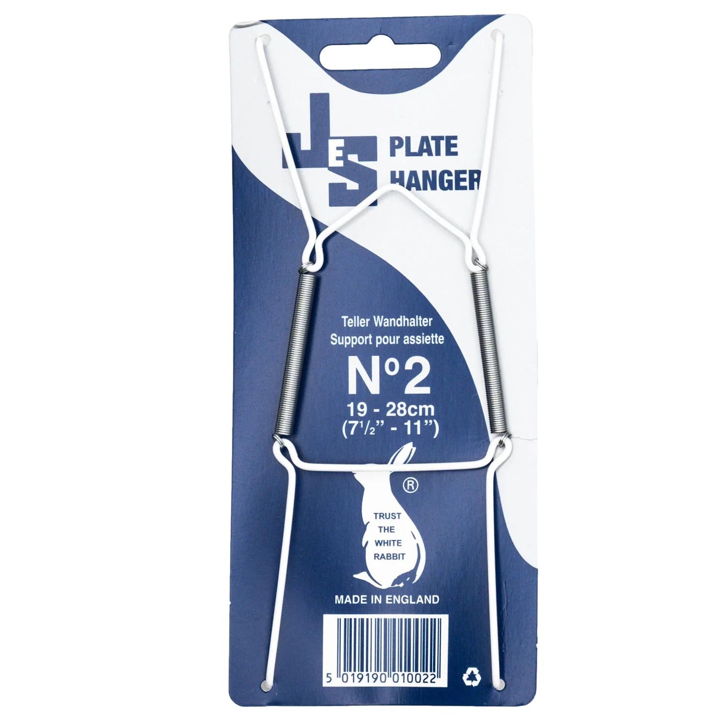 JES Hanging Plate Wire No 2 (19cm-28cm) Full Box of 24