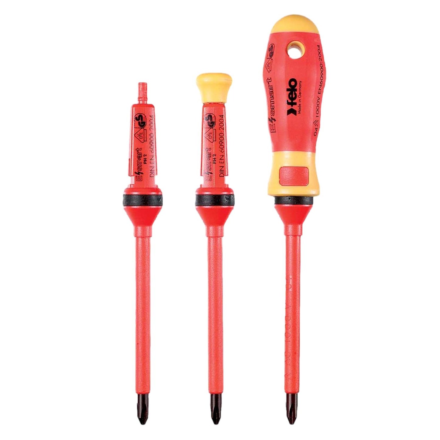 Felo E-Smart VDE Screwdriver Set Slotted/Phillips/Pozi/Torx 14 Piece
