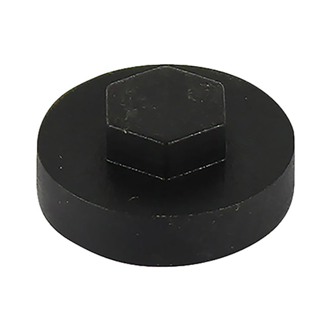 TIMCo Hex Cover Cap 16mm Black (1000 Pack)