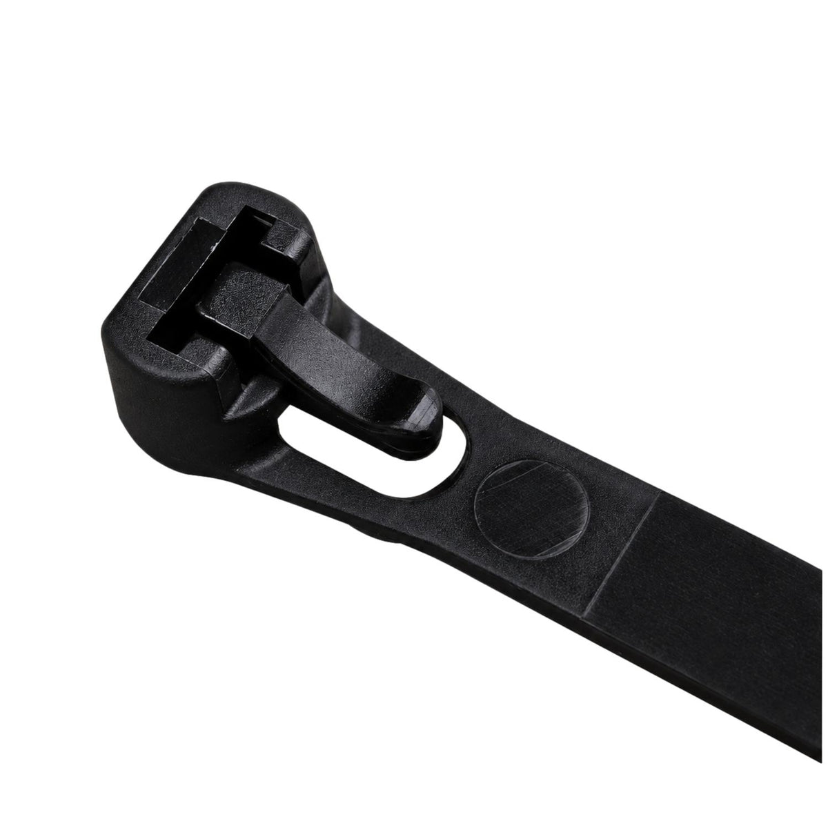 Black Releasable Cable Ties 250mm x 7.6mm, Pack of 100 – Strong Zip Ties