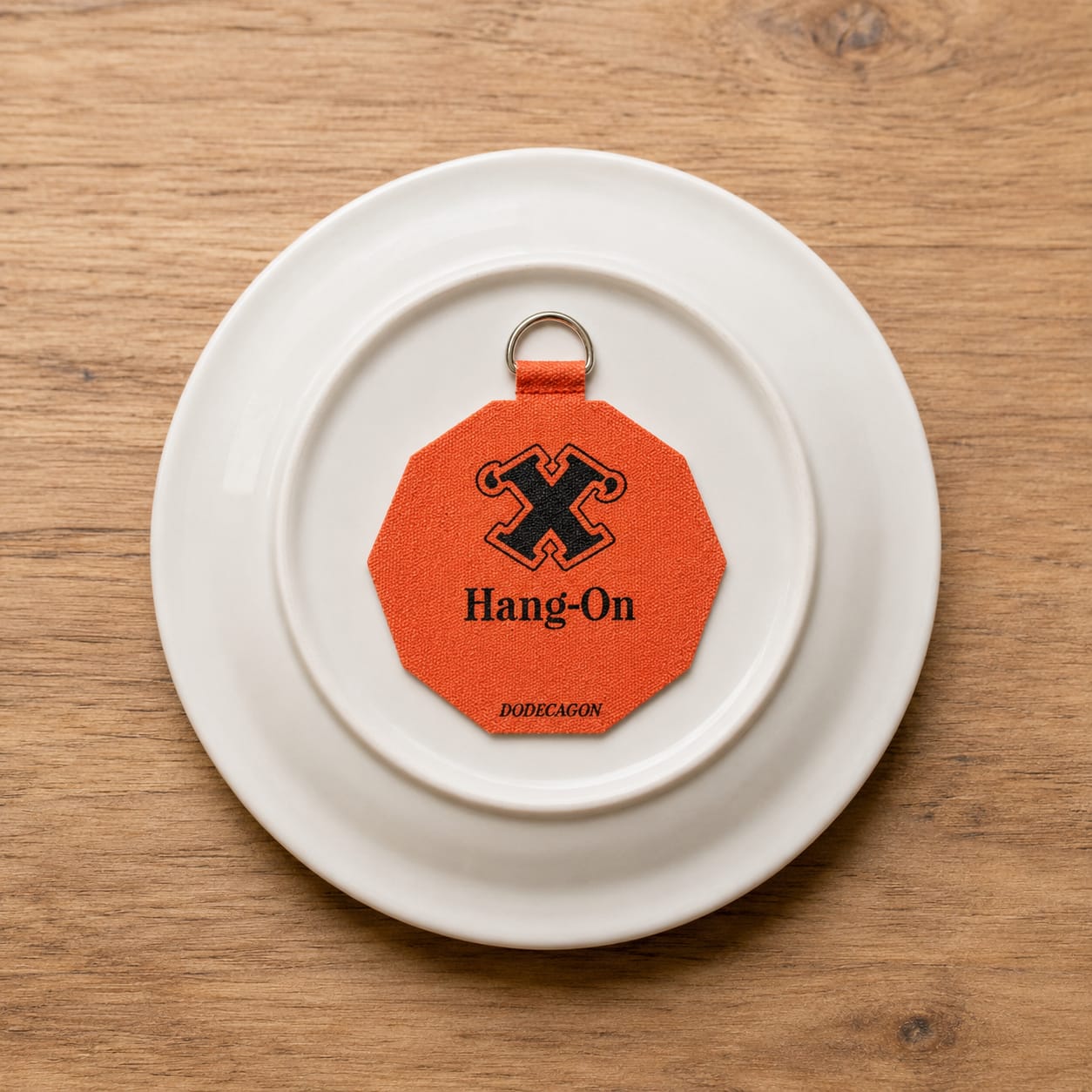 X Hang-On Adhesive Wall Plate Hanger 150mm (Dodecagon) For Pictures, Plates Etc