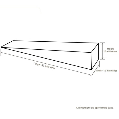 Taskar Hardwood Fence Panel Wooden Wedges Wood Shims (48 Pack)