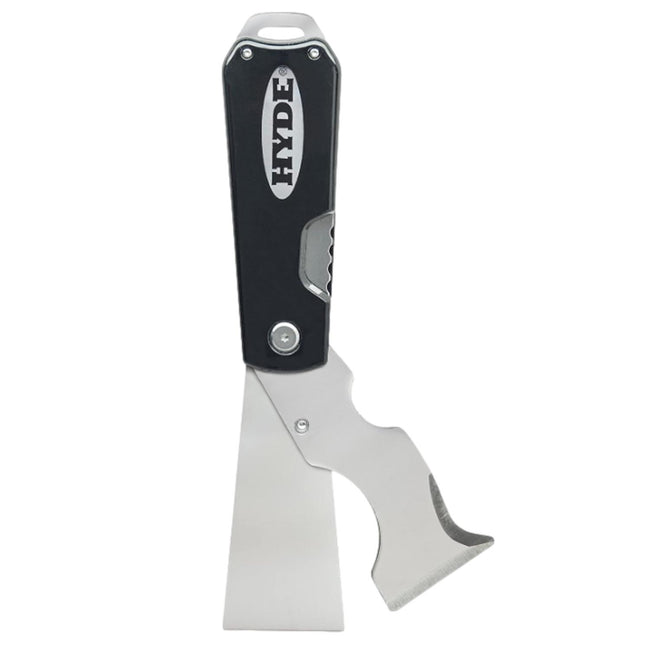 Hyde 5-in-1 Two Blade Folding Painters Tool Stainless Steel Spreader & Scraper