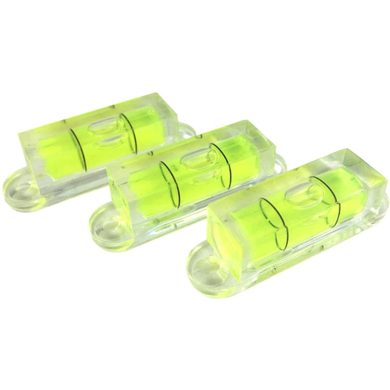 Taskar 28mm Mini Screw On Spirit Level (3 Pack)