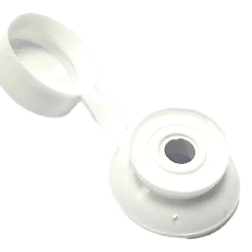 Corrugated Roofing Screw Strap Caps White Plastic (1000 Pack)