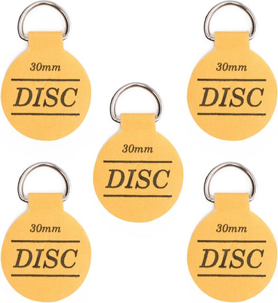 Disc Plate Hangar for Walls - Invisible Self Adhesive Plate Holder 5 Pack (1"/30mm)