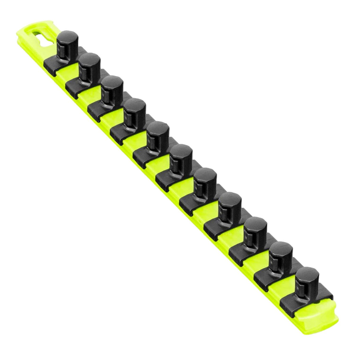 Ernst 8439HV 13" Socket Organizer with 11 1/2" Twist Lock Clips, High Visibility