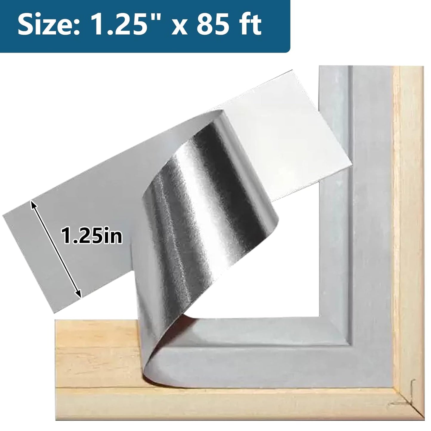 Lineco Picture Frame Sealing Tape Self-Adhesive Grey, 3.2cm x 25m