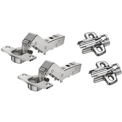 Hettich Sensys W30 8639i Corner Cabinet Hinges 95 Degree & Mounts (2 Pack)