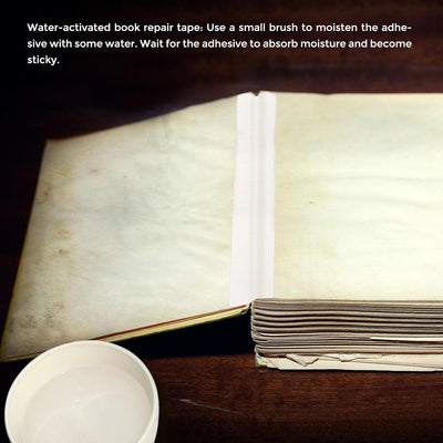 Lineco Quick Bind Book Repair Tape Water-Activated Adhesive 5cm x 91cm White