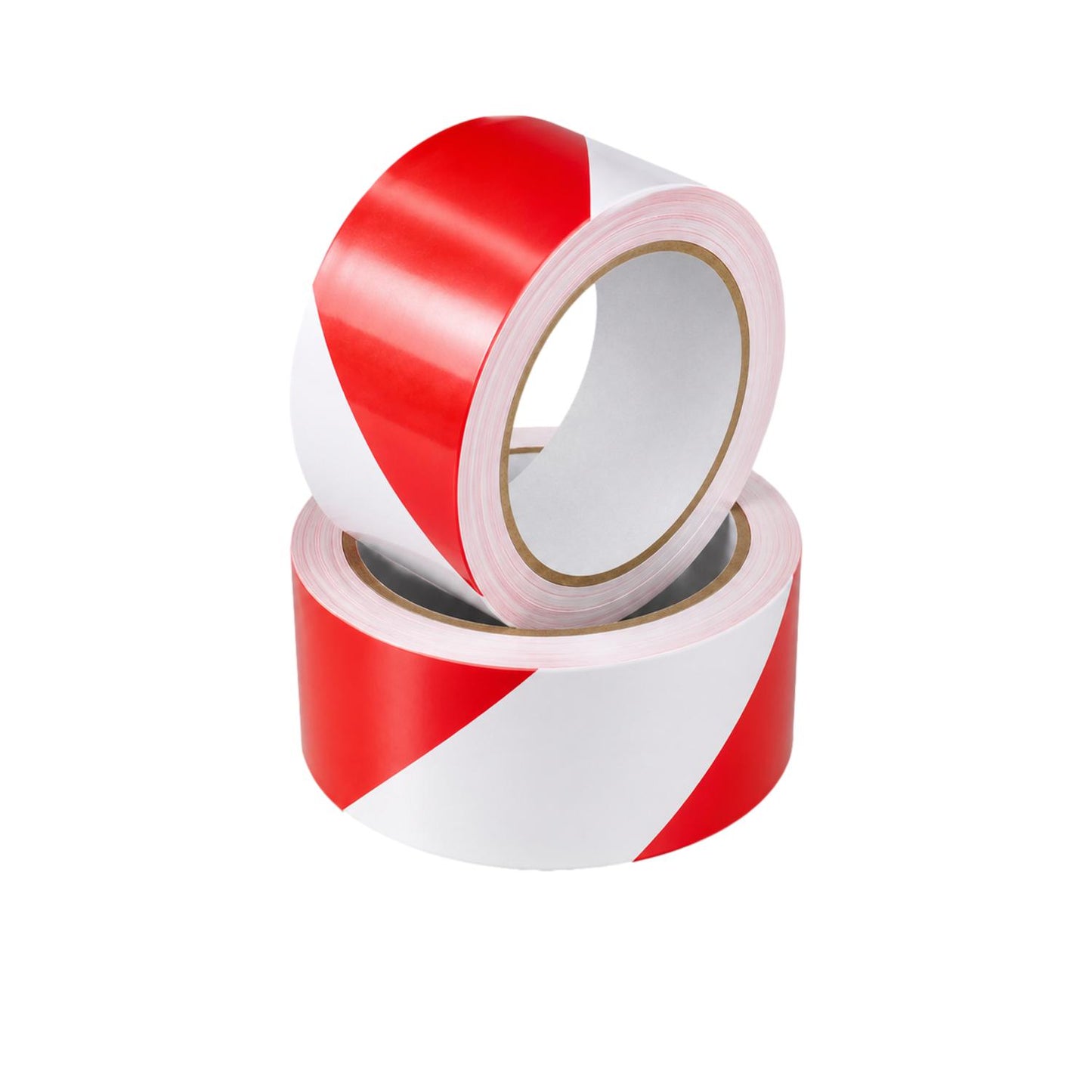 Self Adhesive Hazard Warning Floor Marking Tape Red & White 50mm x 33m