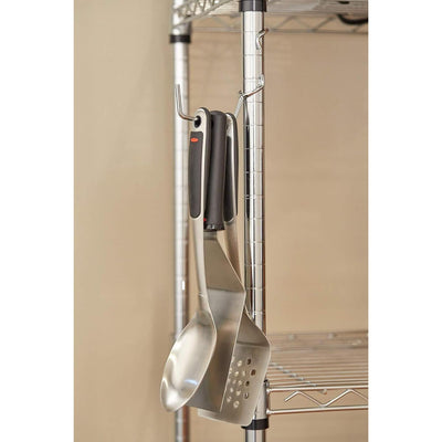 PoleHooks Chrome Wire Shelving Hooks Variety Pack (5 Pack)