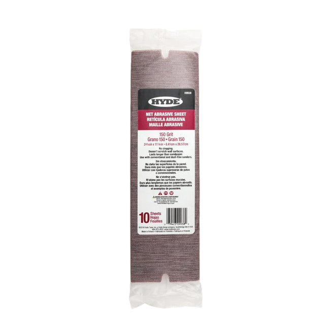 Hyde 09938 Net Abrasive Sanding Sheets 150 Grit (10 pack)