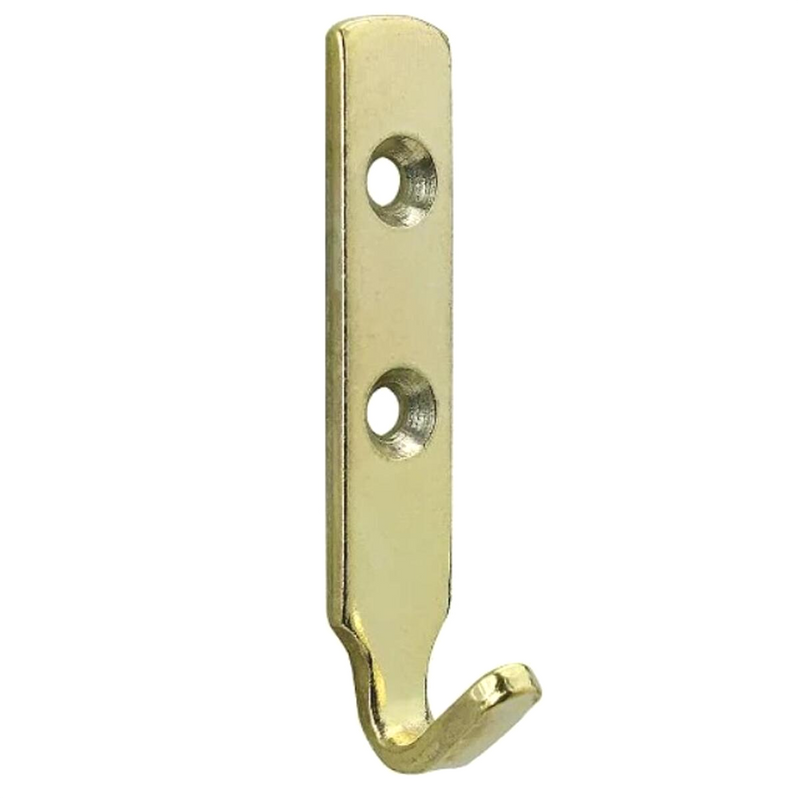 X-Hooks Brass Heavy Duty J Picture Hooks (2 pack)