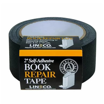 Lineco Book Repair Tape 5cm x 4.5m Self Adhesive Black