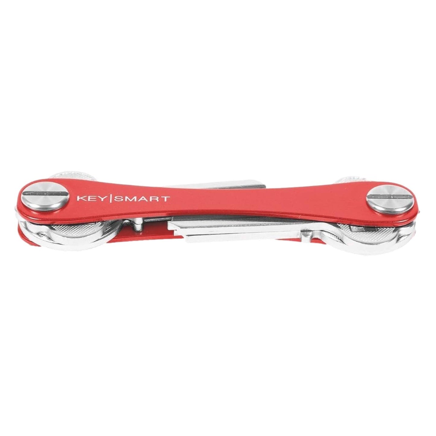 KeySmart Original Compact Keyring Key Holder Red