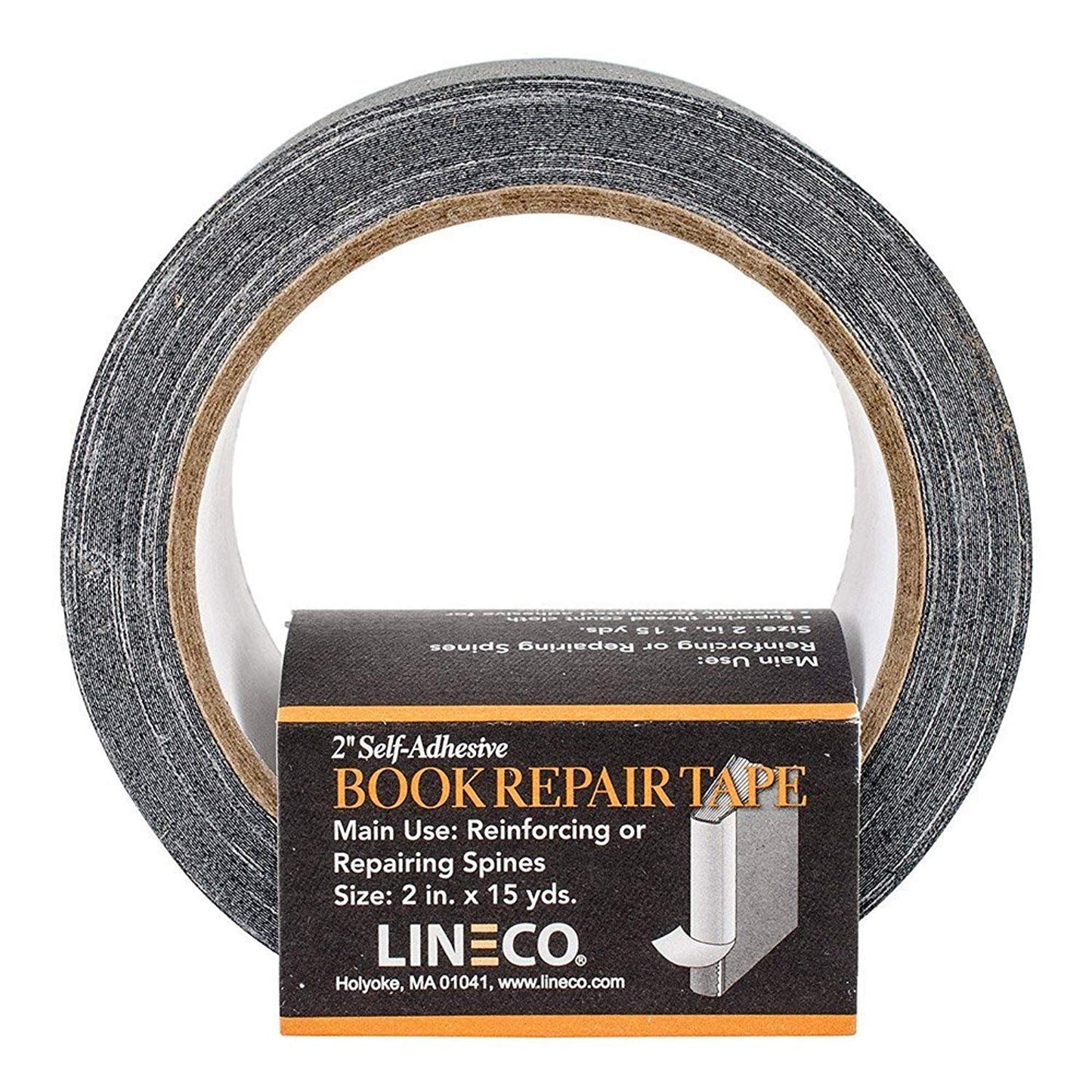 Lineco Book Repair Tape 5cm x 4.5m Self Adhesive Black
