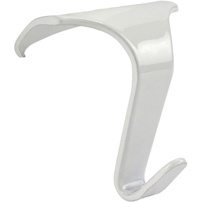 Taskar White Heavy Duty Picture Rail Hooks (10 Pack)