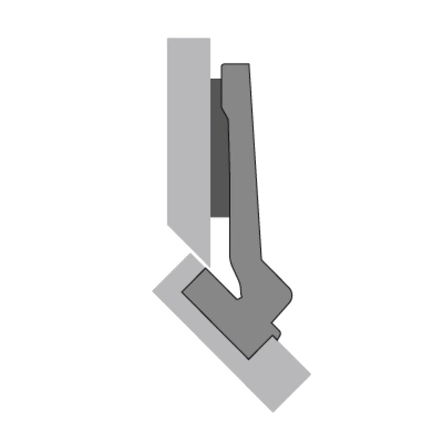 Hettich Intermat 9936 W45 95˚ Hinge 48096 & Plate 9075005 (2 Pack)