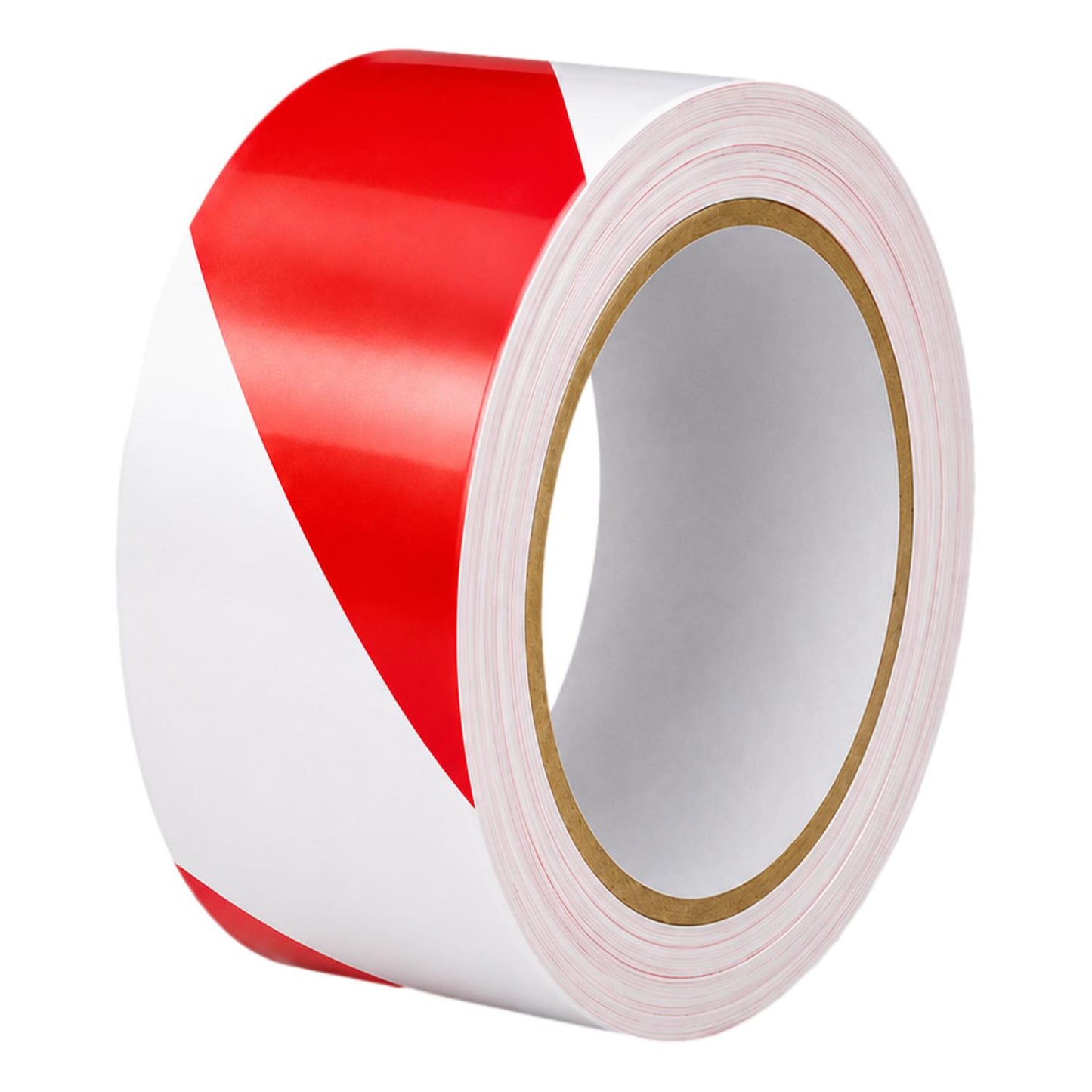 Self Adhesive Hazard Warning Floor Marking Tape Red & White 50mm x 33m