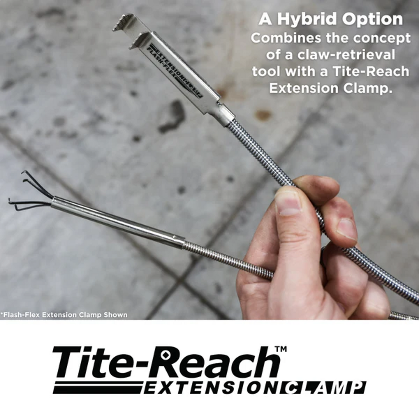 Tite-Reach Flexible Engineers Extension Clamp "Flash Flex"
